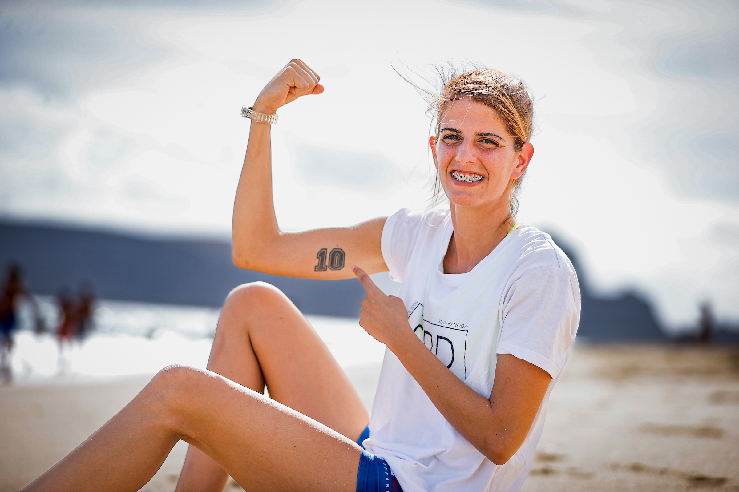 Humans of beach handball: Catarina Oliveira