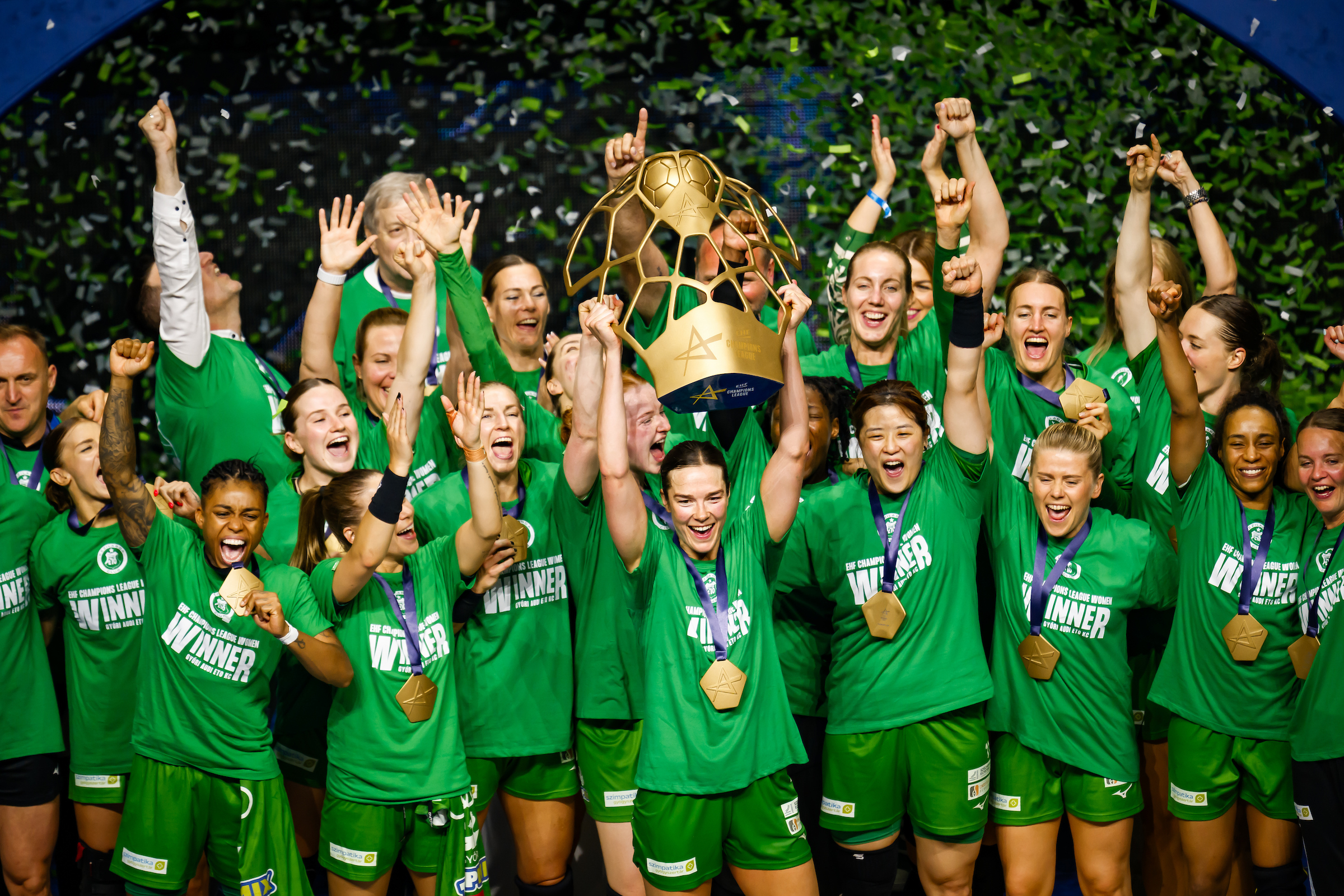 Györ crowned champions in Budapest for the seventh time