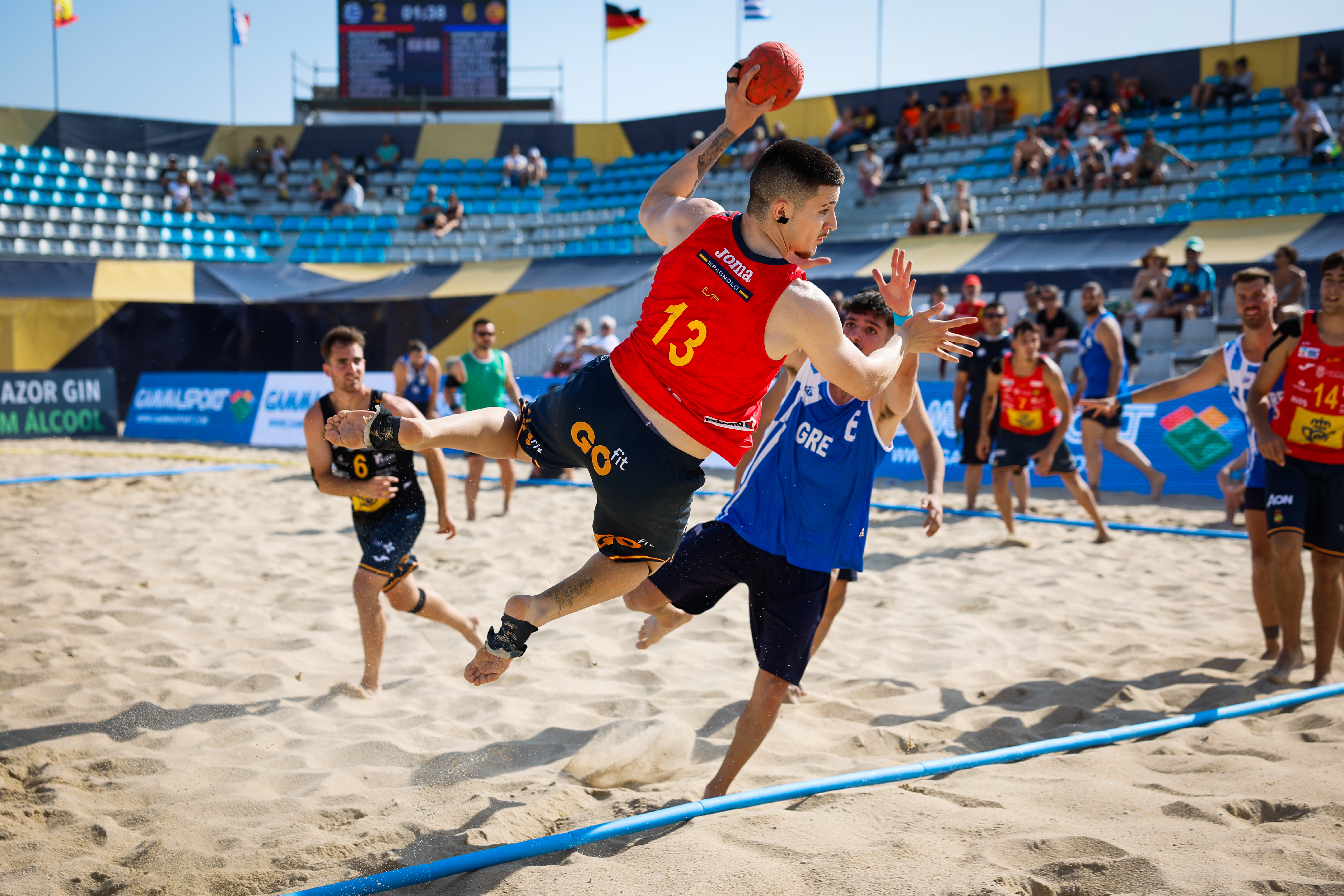 Gold for Spain and Denmark on the beach at the European Games