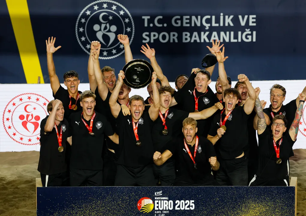 Germany clinched historic gold at Beach Handball EURO
